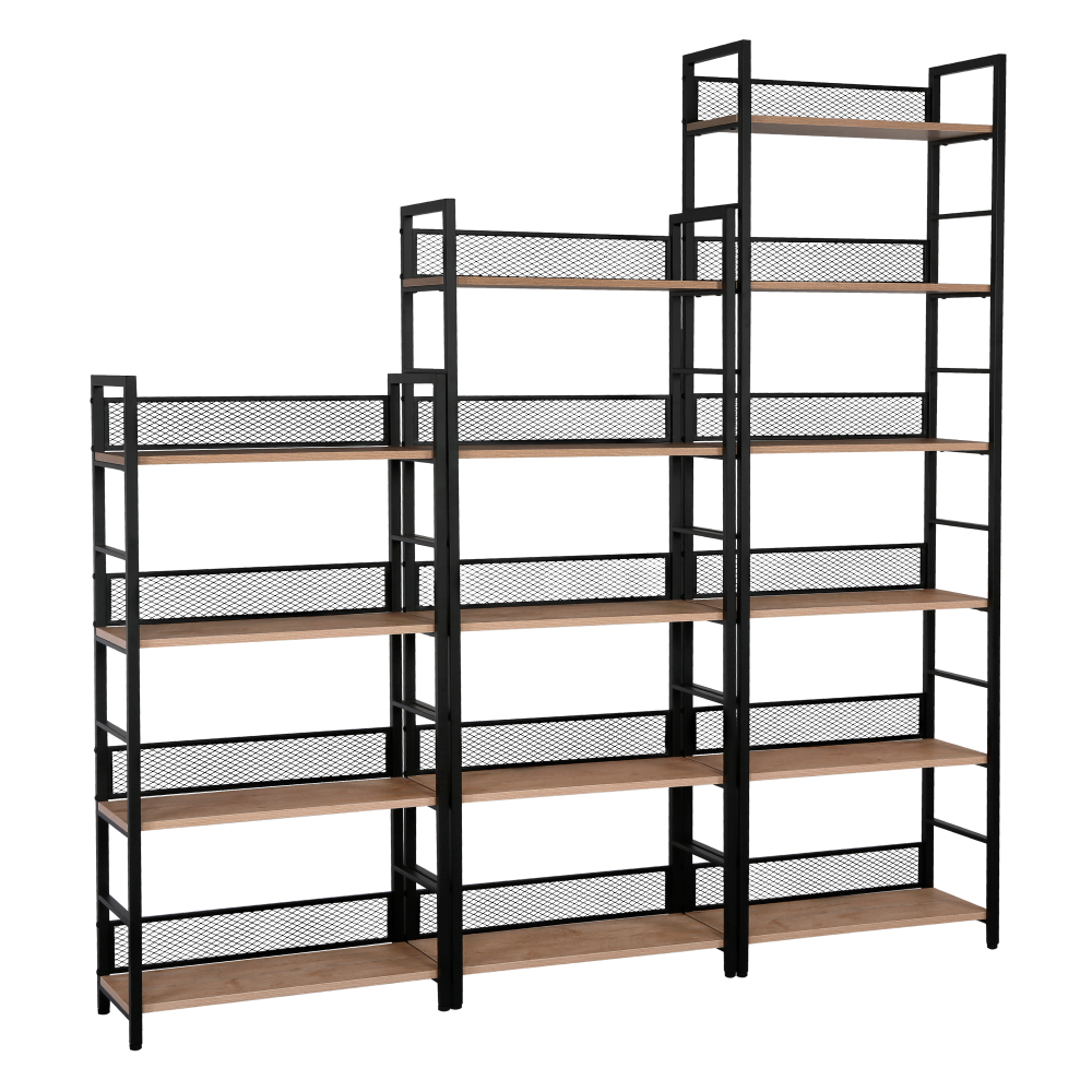 Raft, negru/stejar, KELER TIP 3