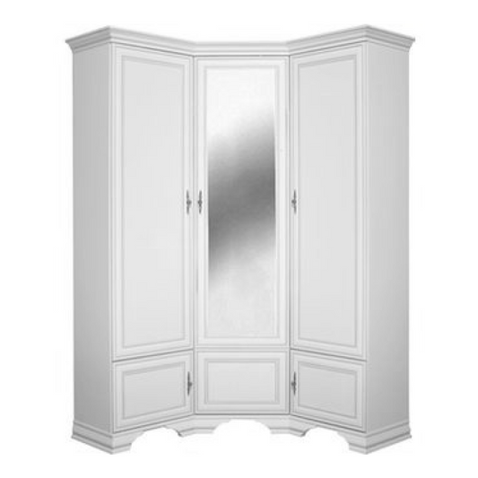 Dulap de colţ, alb alpin, KENTAK SZFN5D