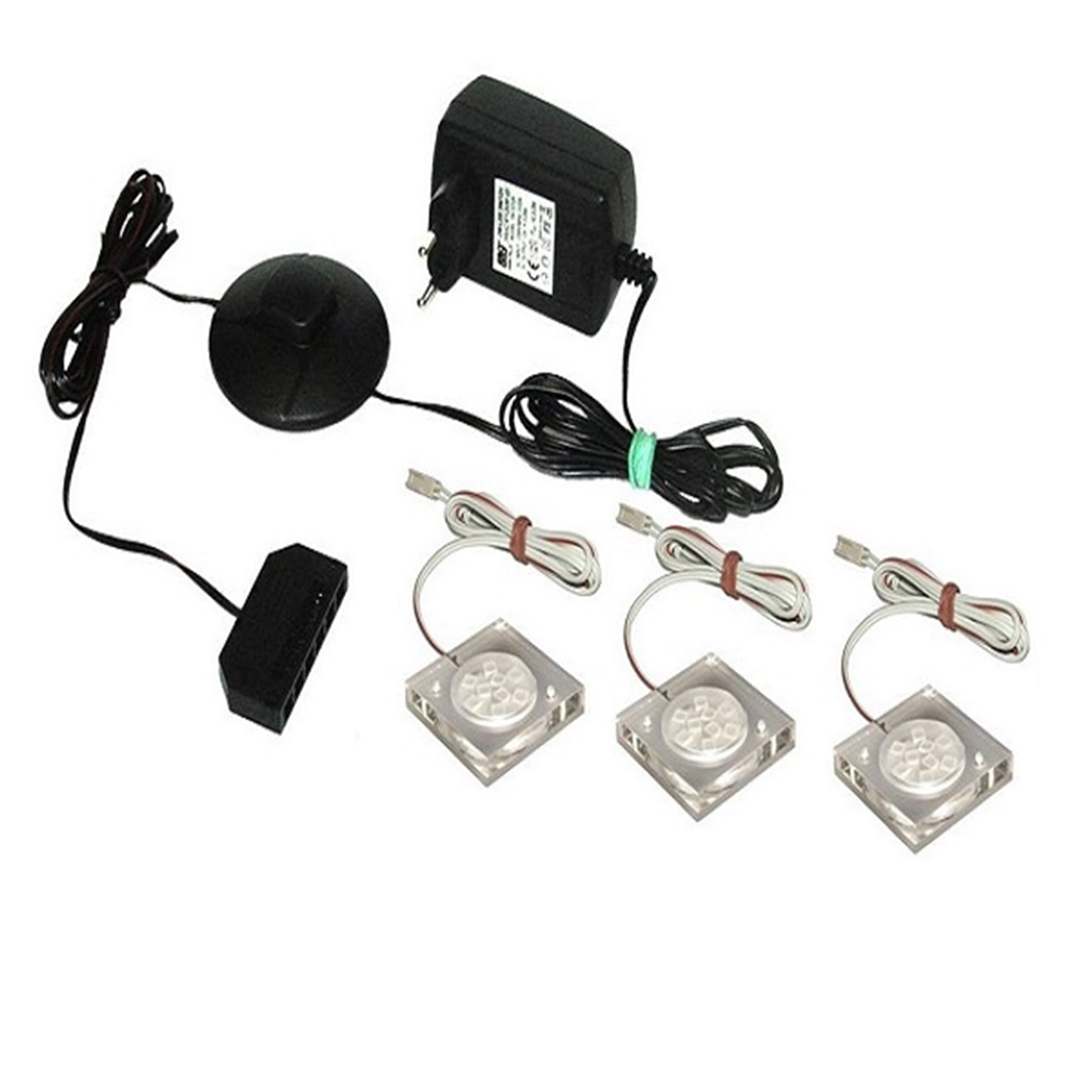 Iluminare LED, 3 puncte, alb, OLJE, HELIO, BORAS
