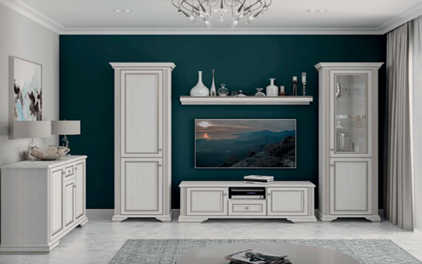 Vitrină WHITE 1D1W
