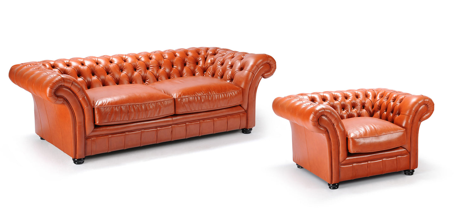 Fotoliu mare London Chesterfield, 140 x 106 cm