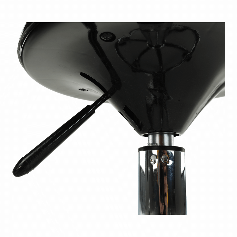 Scaun, negru/crom, MABEL 4 NEW