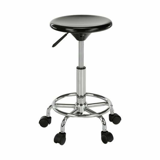 Scaun, negru/crom, MABEL 4 NEW