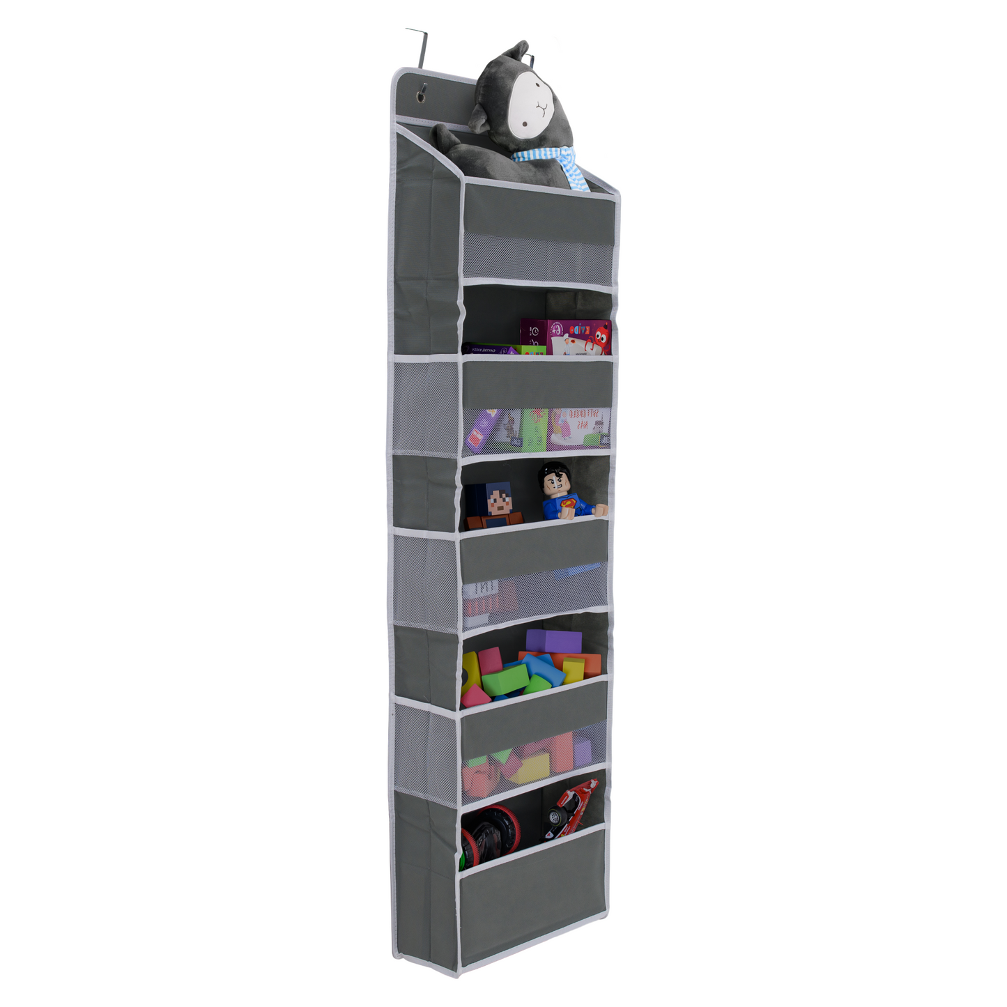 Organizator de agăţat pe uşă, gri, MADON