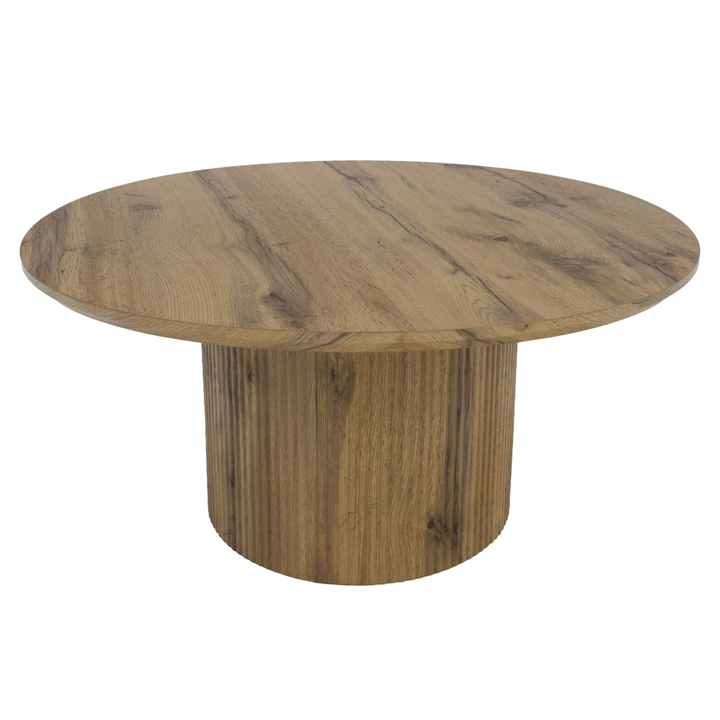 Măsuţă de cafea, stejar, diametru 80 cm, MAHIR TYP 2