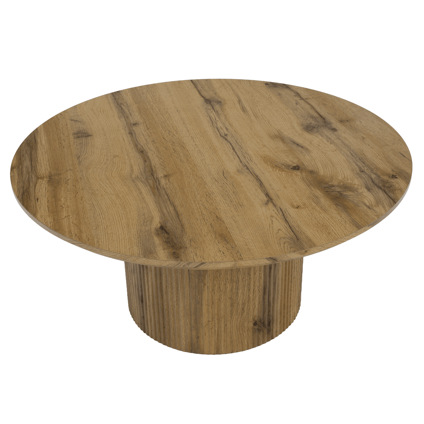 Măsuţă de cafea, stejar, diametru 80 cm, MAHIR TYP 2