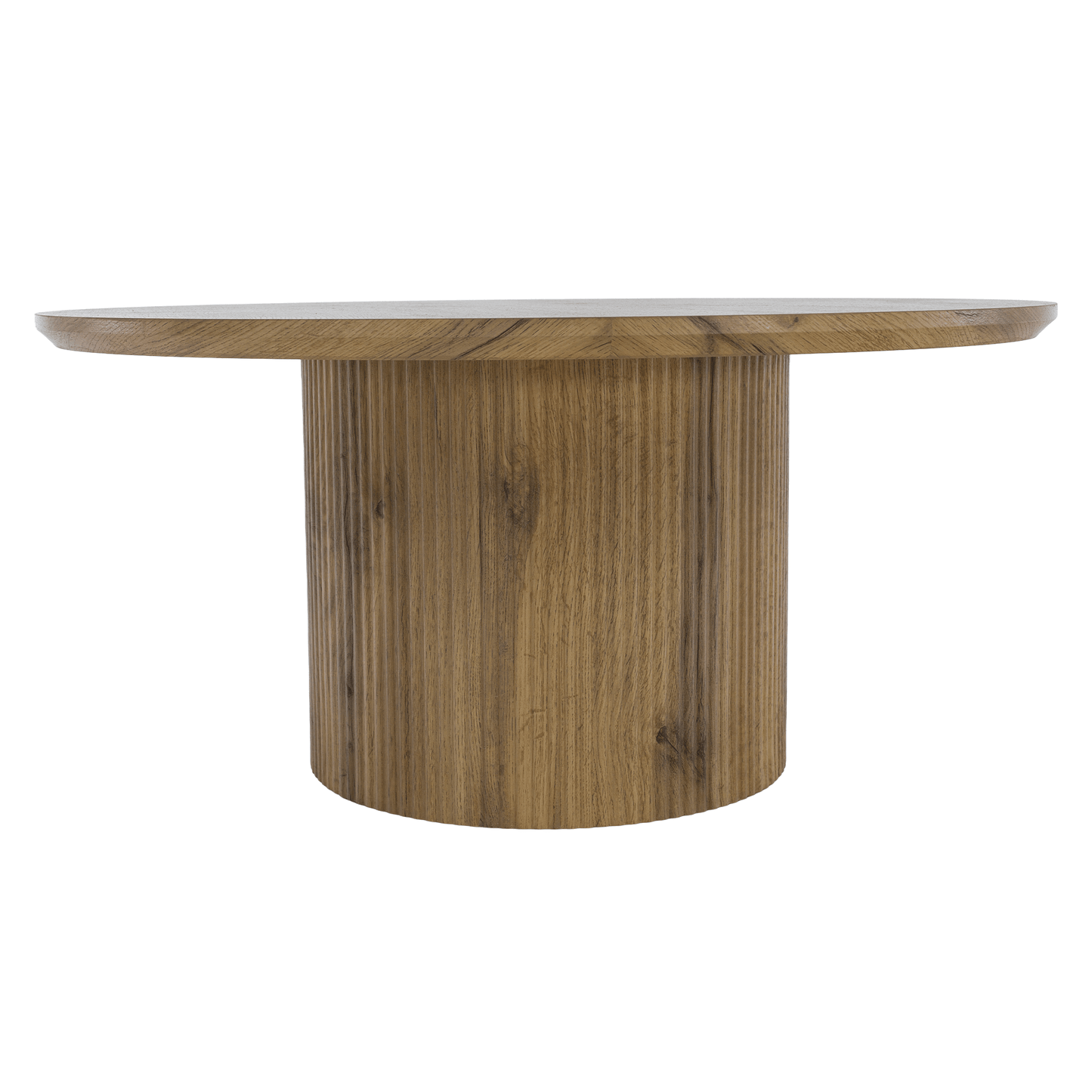 Măsuţă de cafea, stejar, diametru 80 cm, MAHIR TYP 2