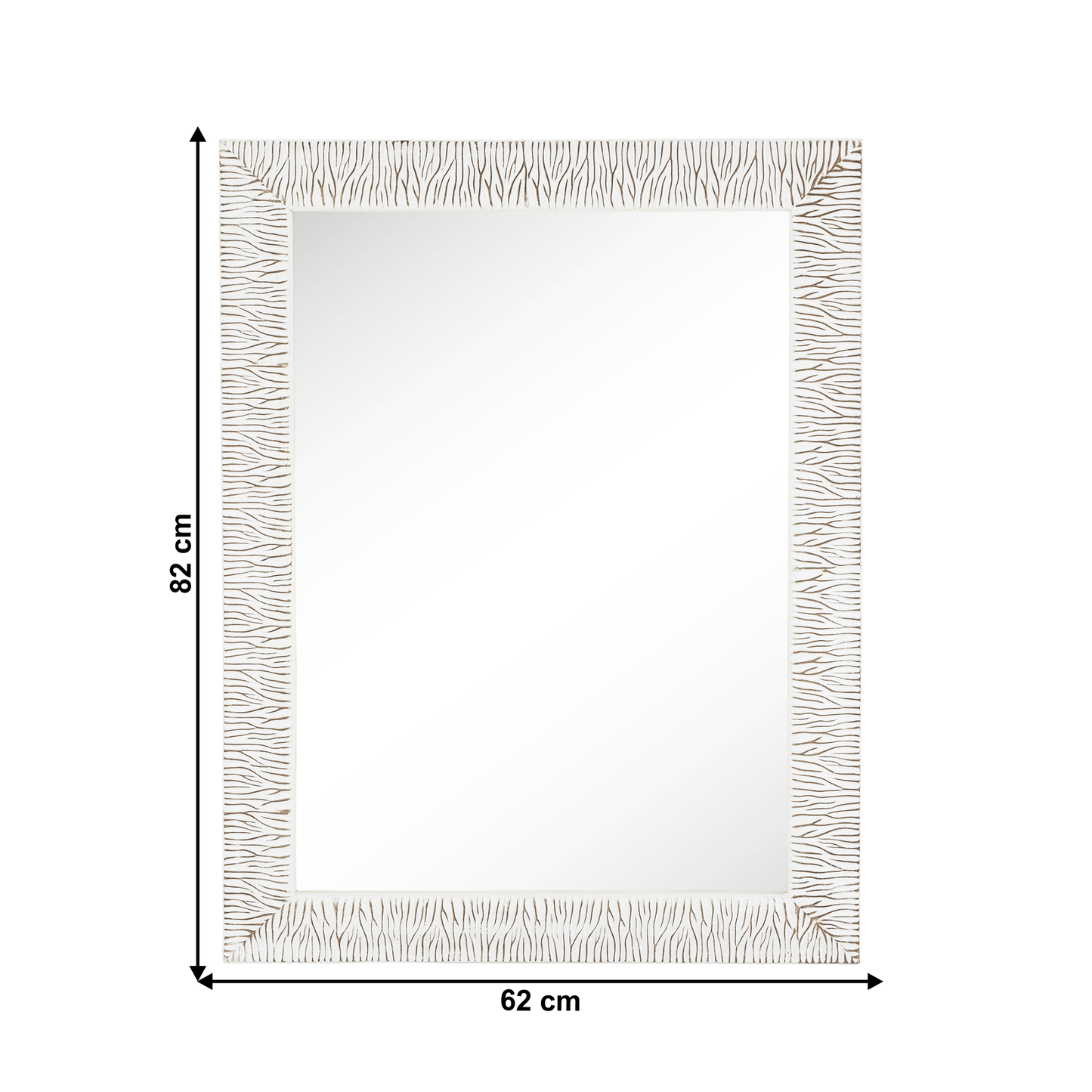 Oglindă, alb-auriu, MALKIA TYP 14