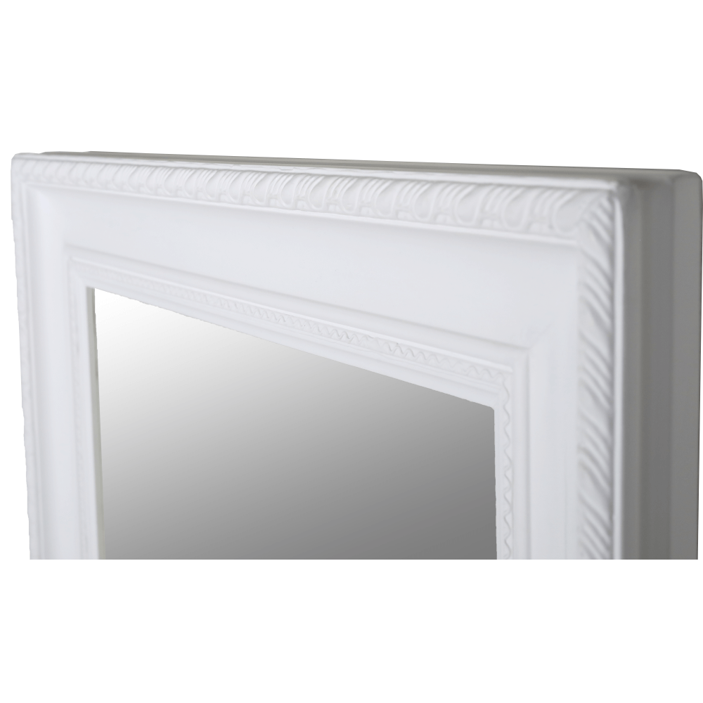 Oglindă, ramă albă, MALKIA TYP 2