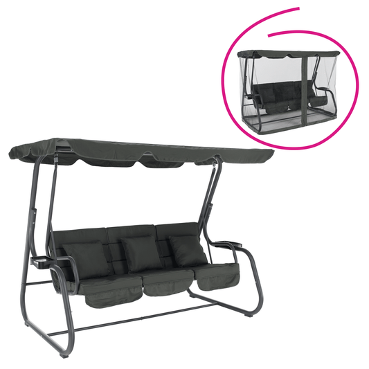 Leagăn de grădină, gri închis, MIJA