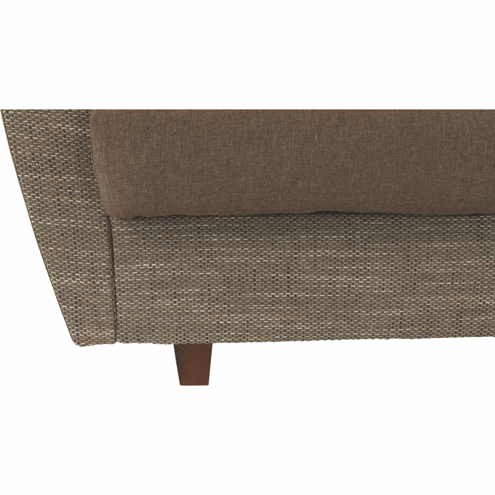 Canapea trei locuri, extensibilă, maro, MILO 3 locuri