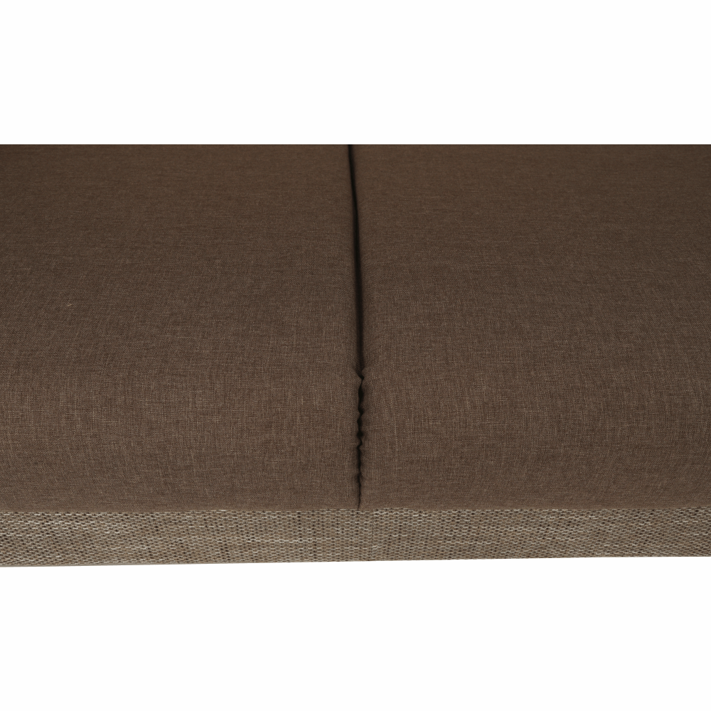 Canapea trei locuri, extensibilă, maro, MILO 3 locuri