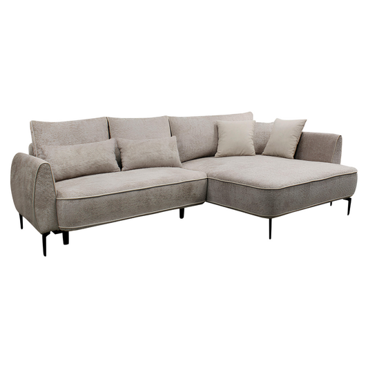 Set canapea, gri-bej Taupe, pe dreapta, MURIEL ROH