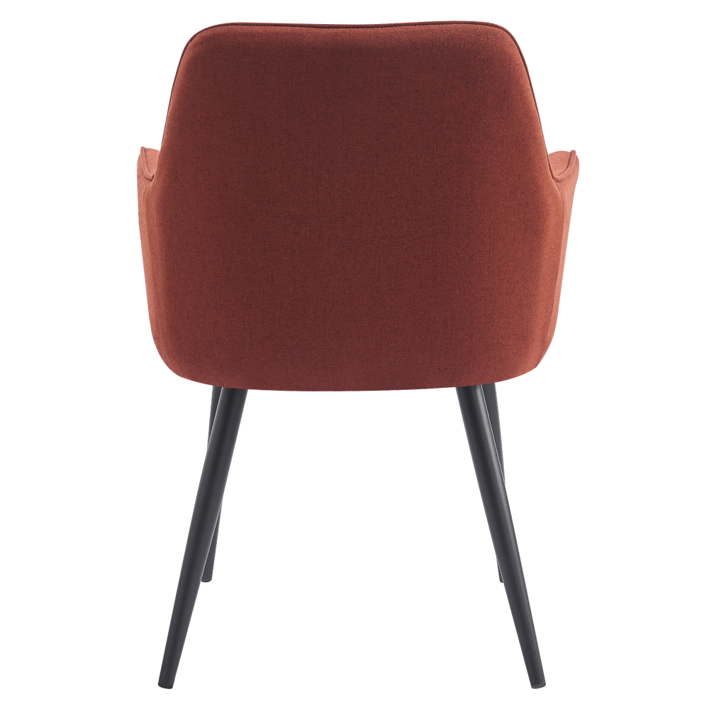 Scaun de design, maro/negru, OSKOR