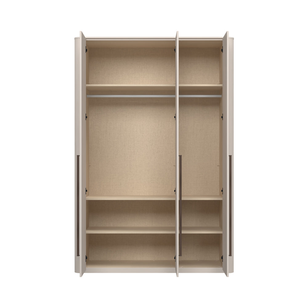 RONDO Dulap 3 usi cu iluminare interioara P3R/RO, 153 x 56 x 225 cm