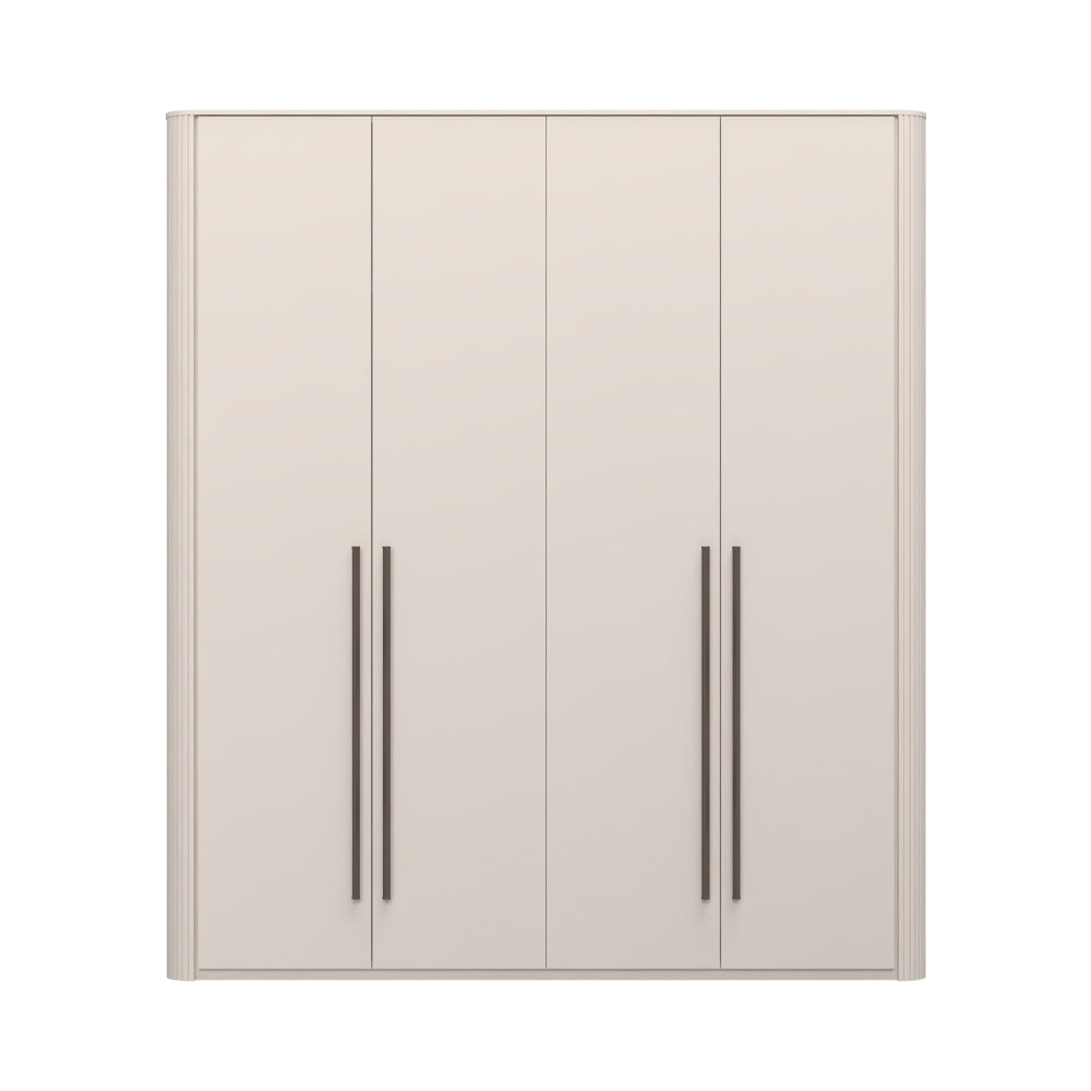 RONDO Dulap 4 usi cu iluminare interioara P4R/RO, 198 x 56 x 225 cm