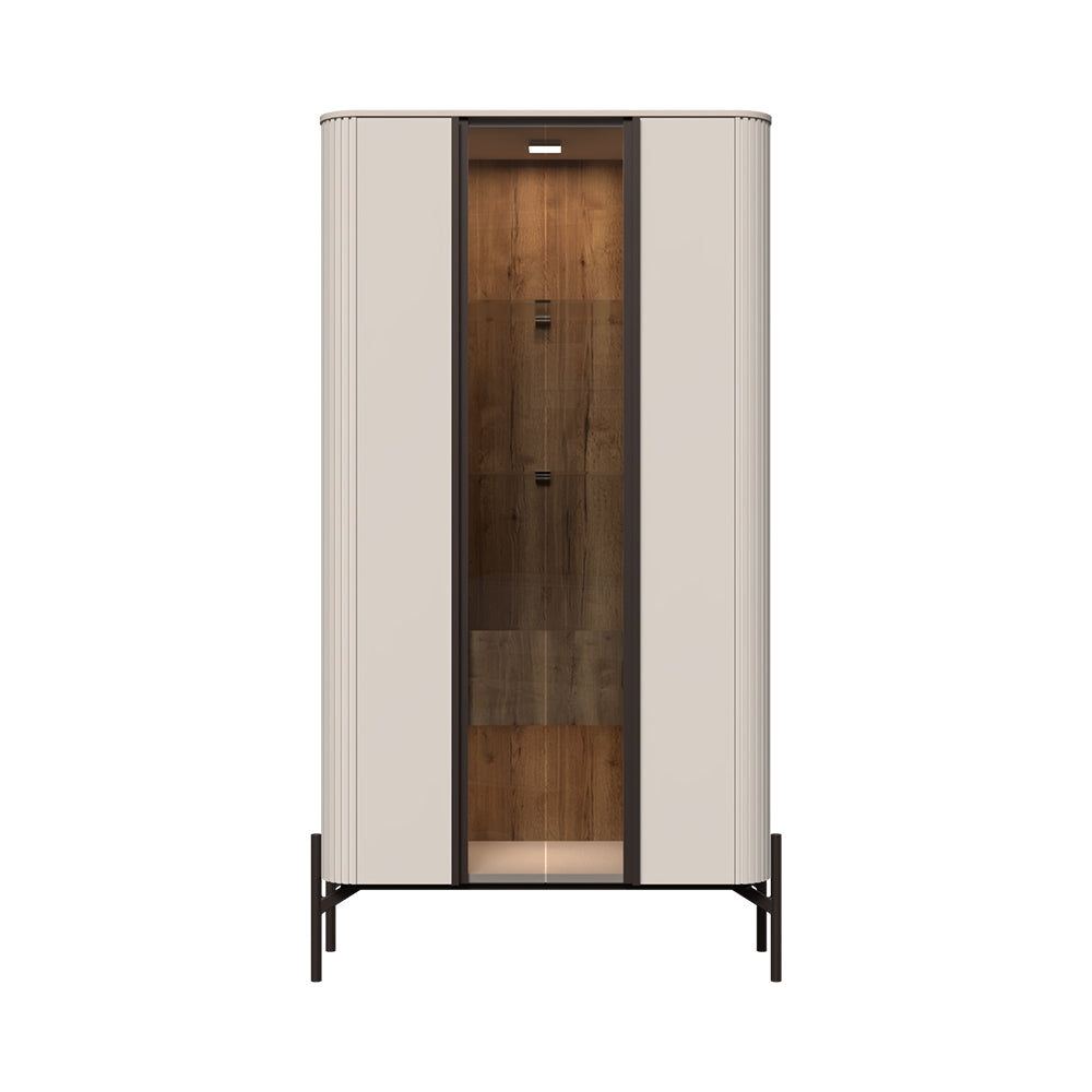 RONDO vitrina V2KS/ RO, 94 x 41 x 180 cm