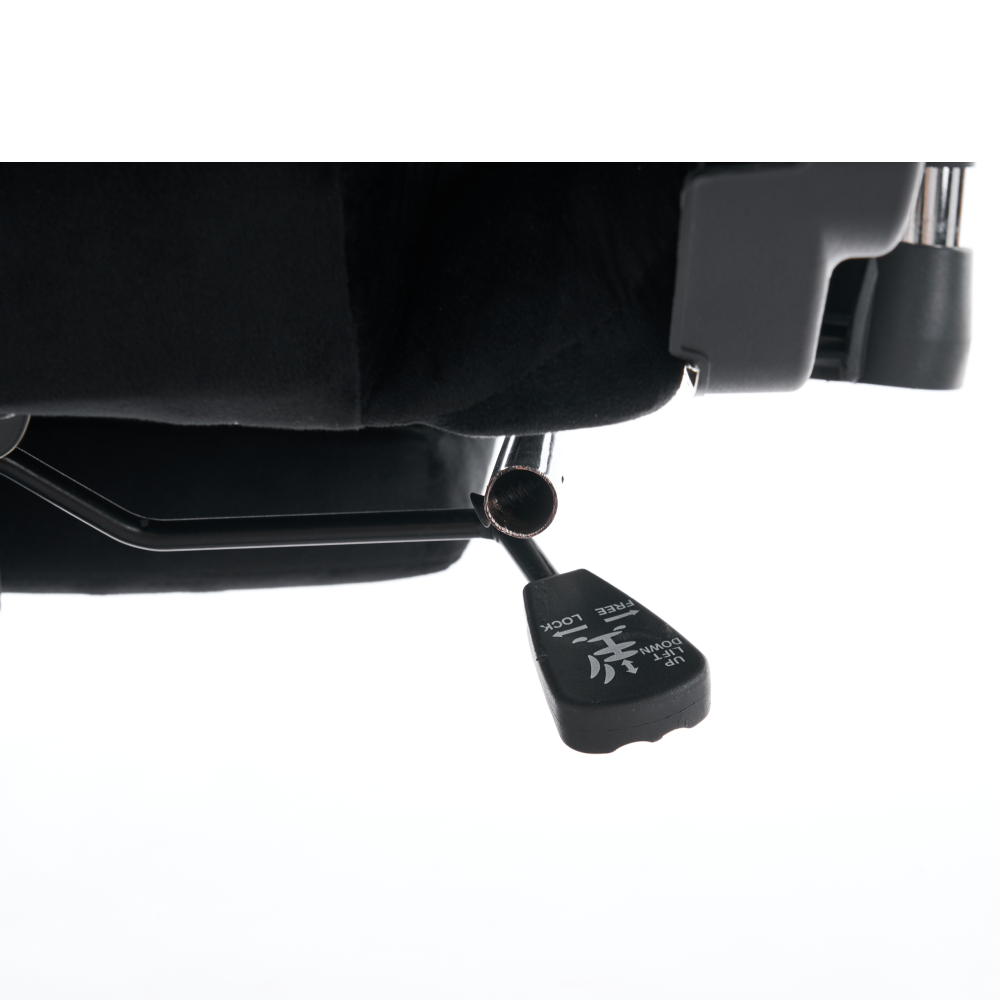 Scaun de birou/gaming, negru, ţesătură Velvet, SALOP