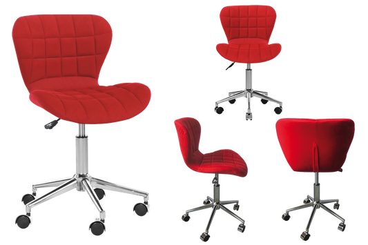 Scaun de birou L210 roșu - Gallery Image 1