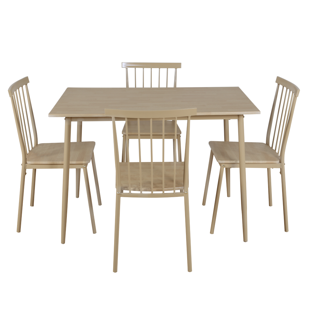 Set de sufragerie 1+4, fag natural, SENDO