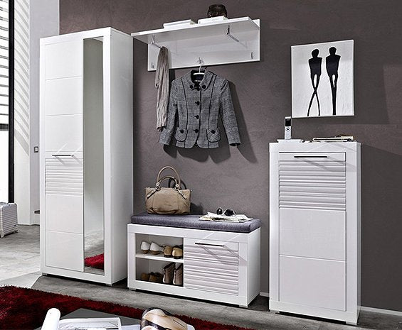 Dulap cu oglindă FLAMES REG1L1D/20/7, alb