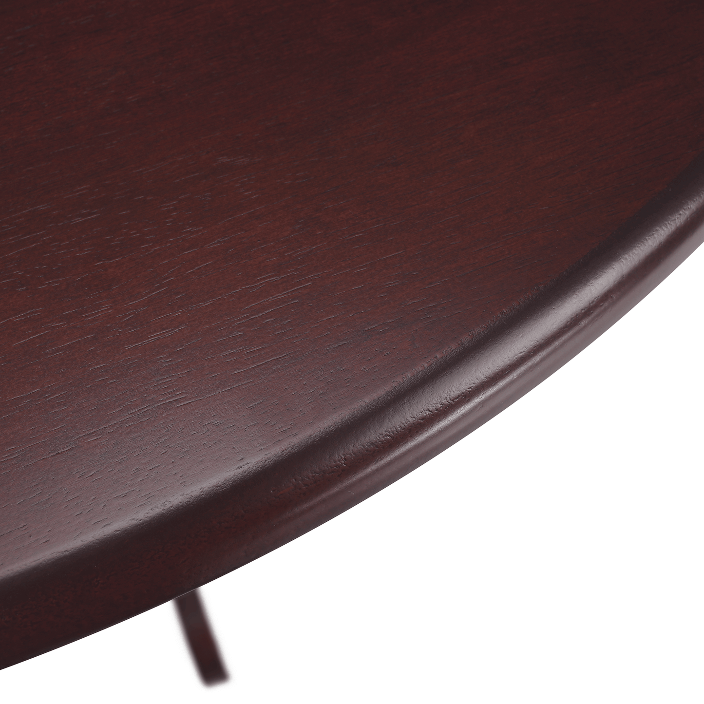 Masă de luat masa, rotundă, castanie, diametru 106 cm, TABLOS