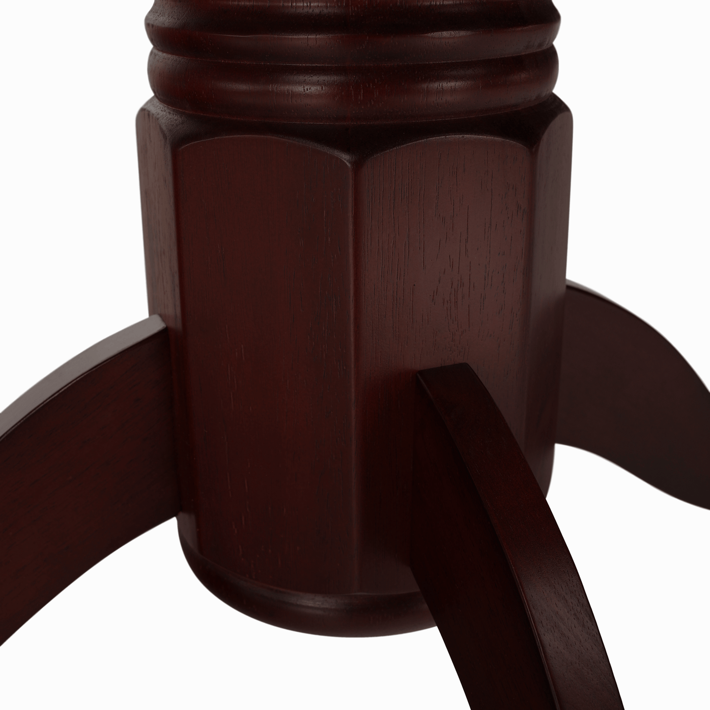 Masă de luat masa, rotundă, castanie, diametru 106 cm, TABLOS