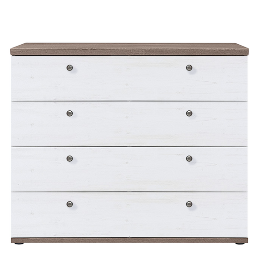 Comodă, pin canyon/stejar sonoma trufel , TEINA KOM4S