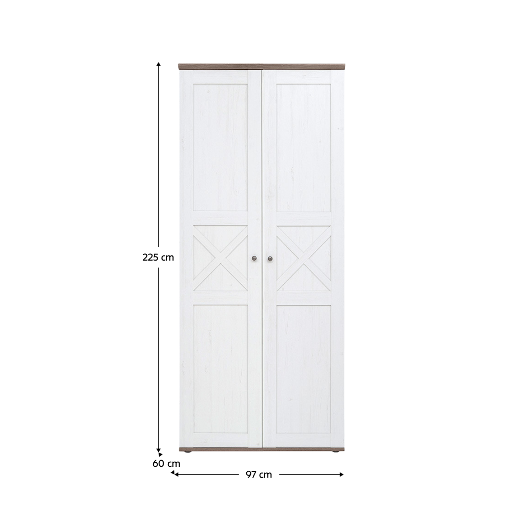 Dulap, pin canyon/stejar sonoma trufel, TEINA SZF2D006