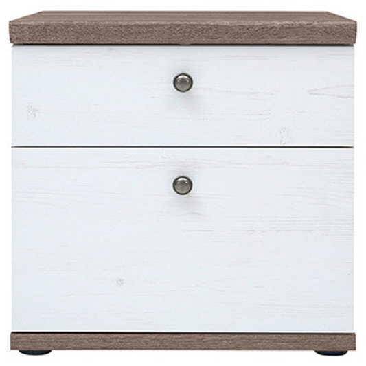 Noptieră, pin canyon/stejar sonoma trufel, TEINA KOM2S