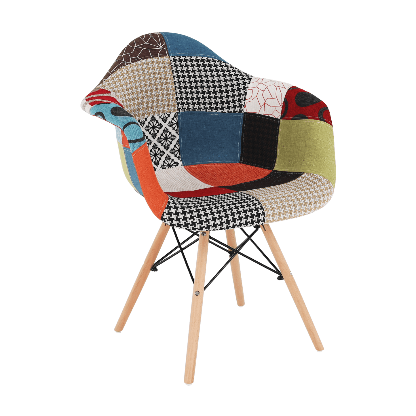 Scaun, patchwork/fag, TOBO 4 NEW