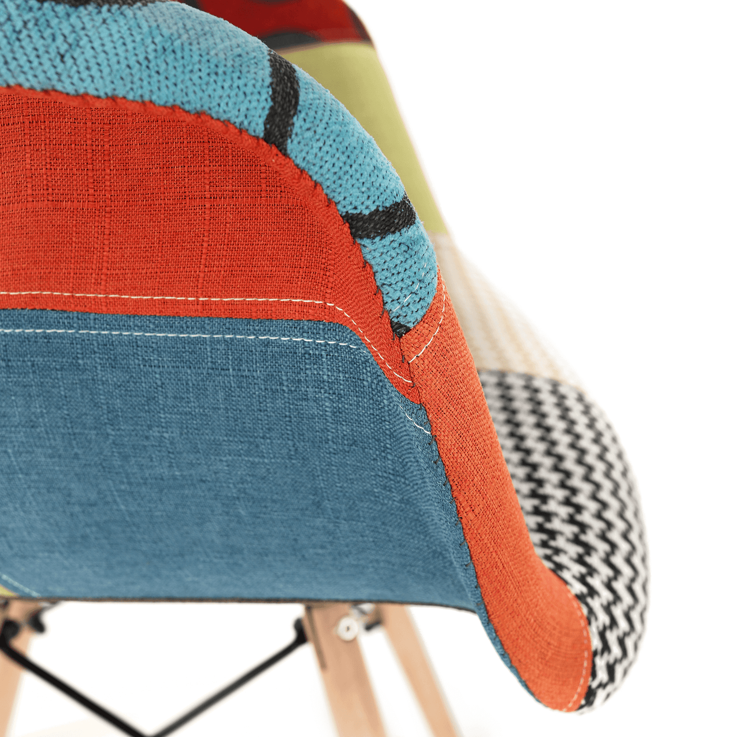 Scaun, patchwork/fag, TOBO 4 NEW
