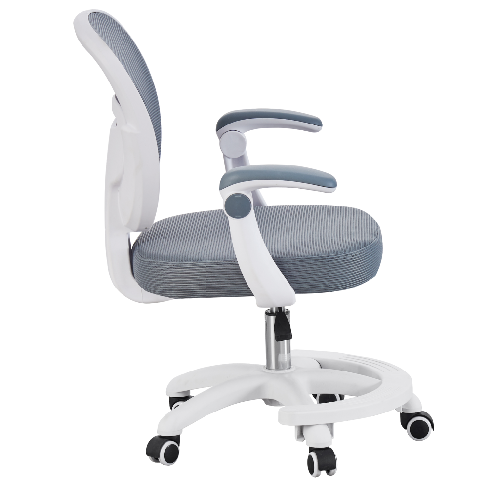 Scaun pivotant, gri/alb, TRIXI TYP 2