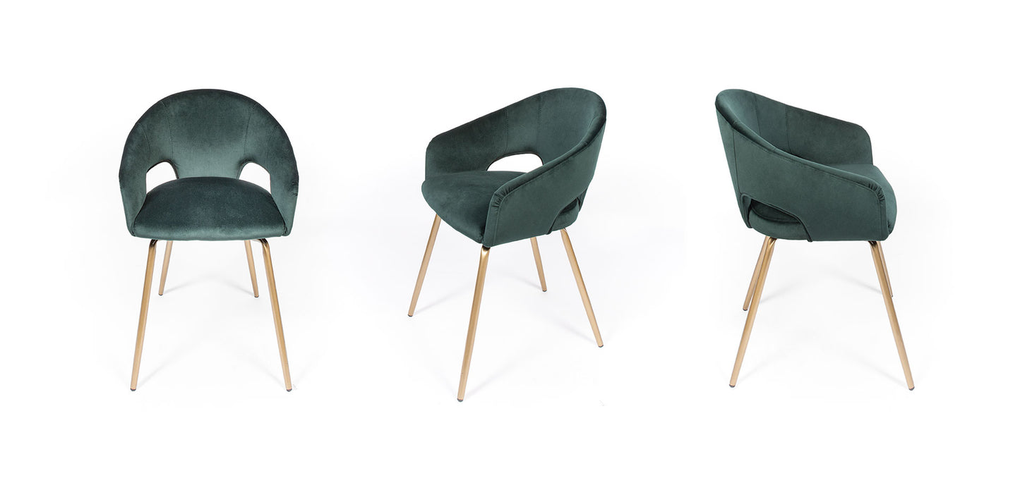 Scaun Twin, tapitat, picior metalic fix sau  rotativ