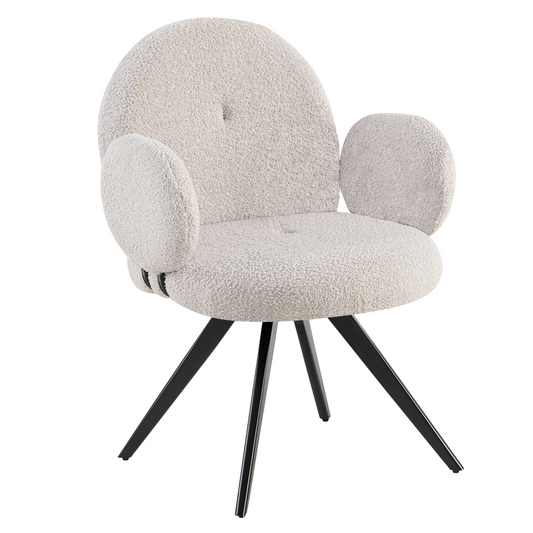 Scaun pivotant, gri deschis/negru, VASALA