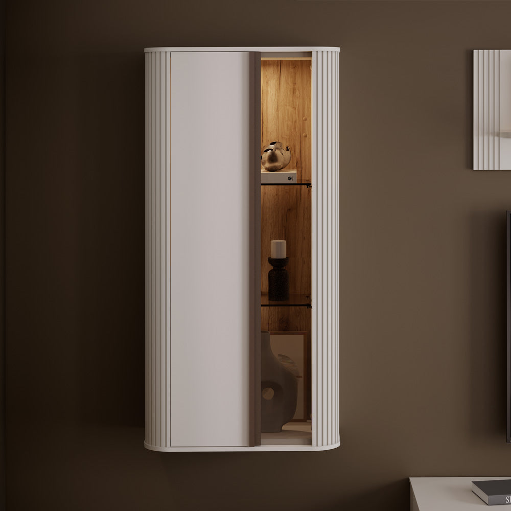 RONDO vitrina suspendata VKS/ RO, 58 x 31 x 117 cm