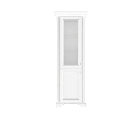 Vitrină WHITE 1D1W