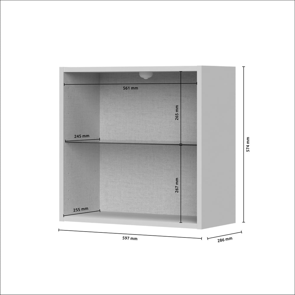 OPERA Vitrina suspendata VK60 - 1AL/OP, 60 x 29 x 57 cm