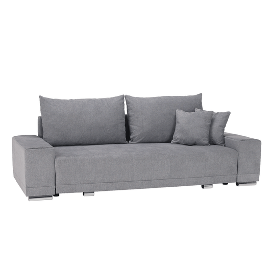 Canapea extensibilă, gri deschis, KEVAN BIG SOFA