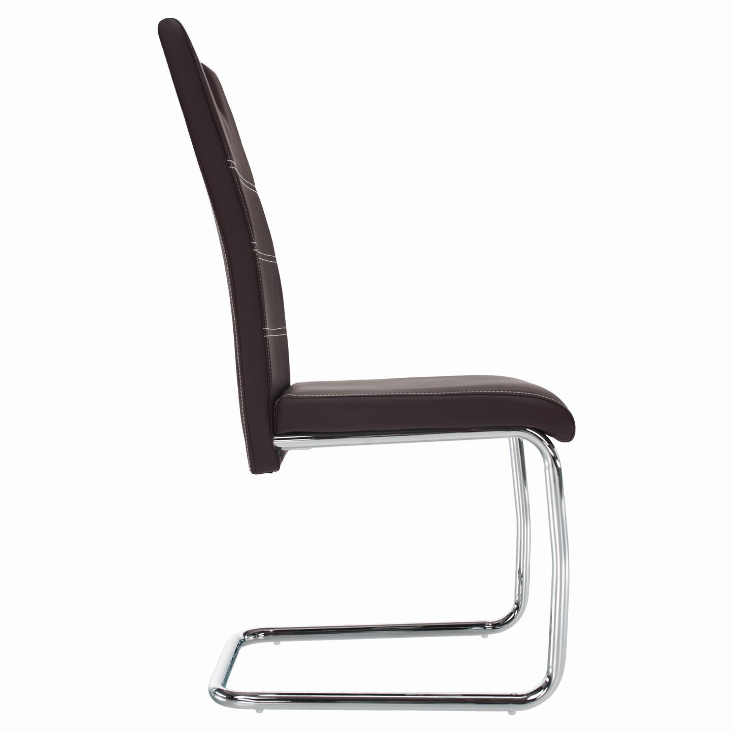 Scaun dining, maro/cusături deschise, ABIRA NEW