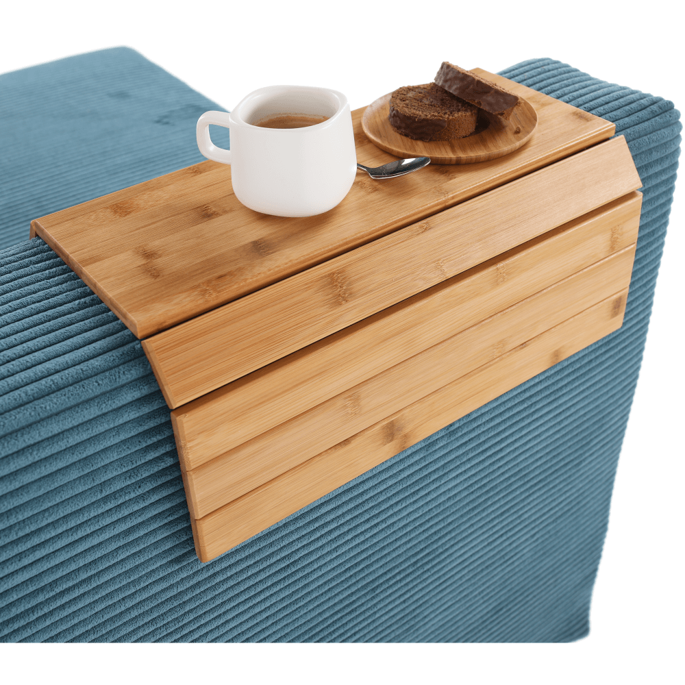 Zonă de depozitare/cotieră flexibilă canapea, bambus, natural, ALTE