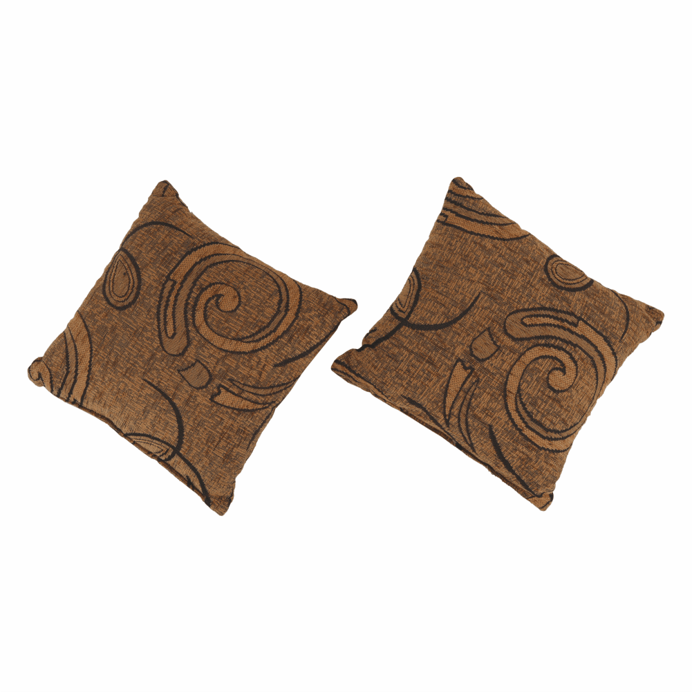 Canapea extensibilă, material textil auriu/model, ASIA NEW