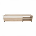 Mobilier de perete de living, alb/arinsonoma, ASOLE NEW