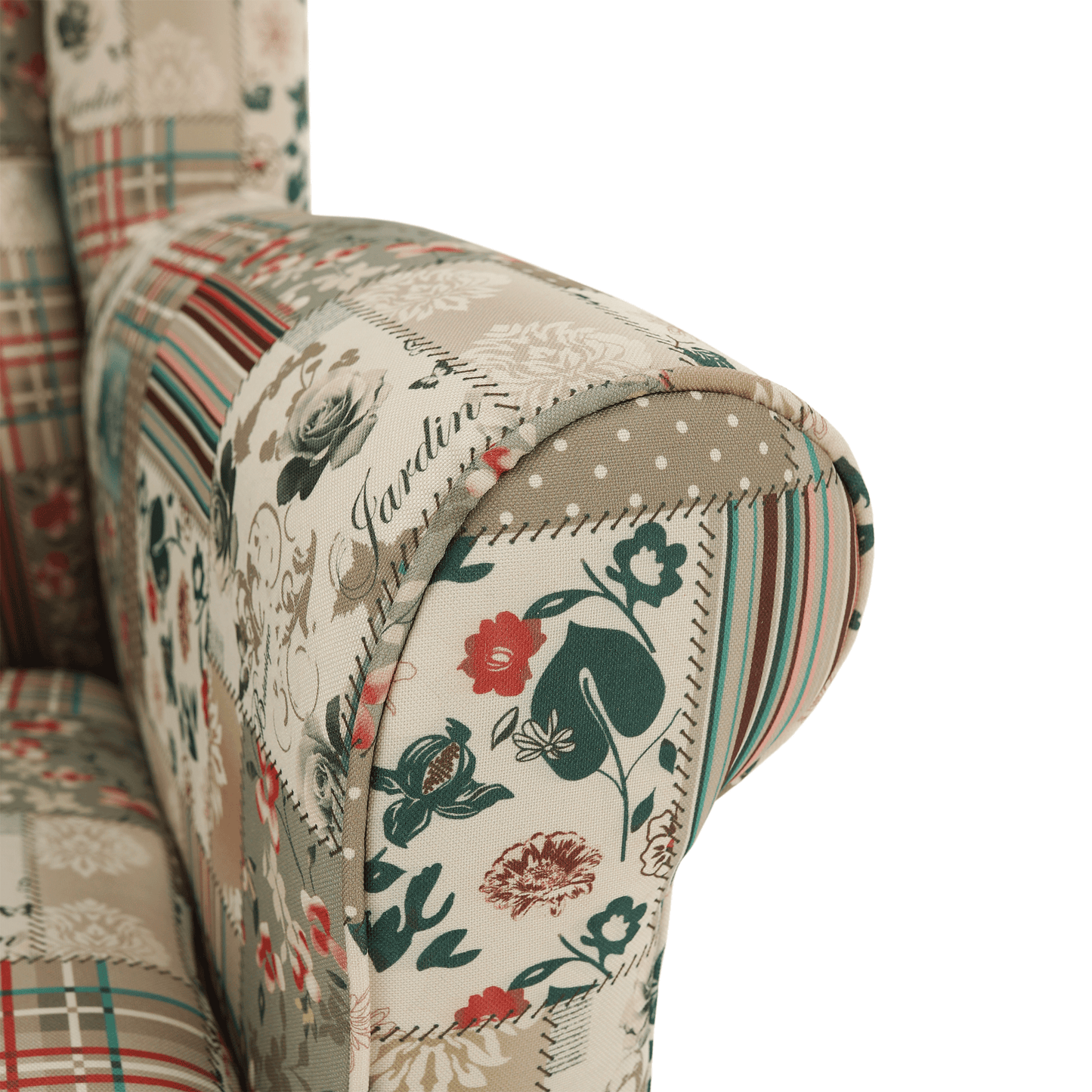 Fotoliu, material textil în stilul patchwork viorica 1, CHARLOT