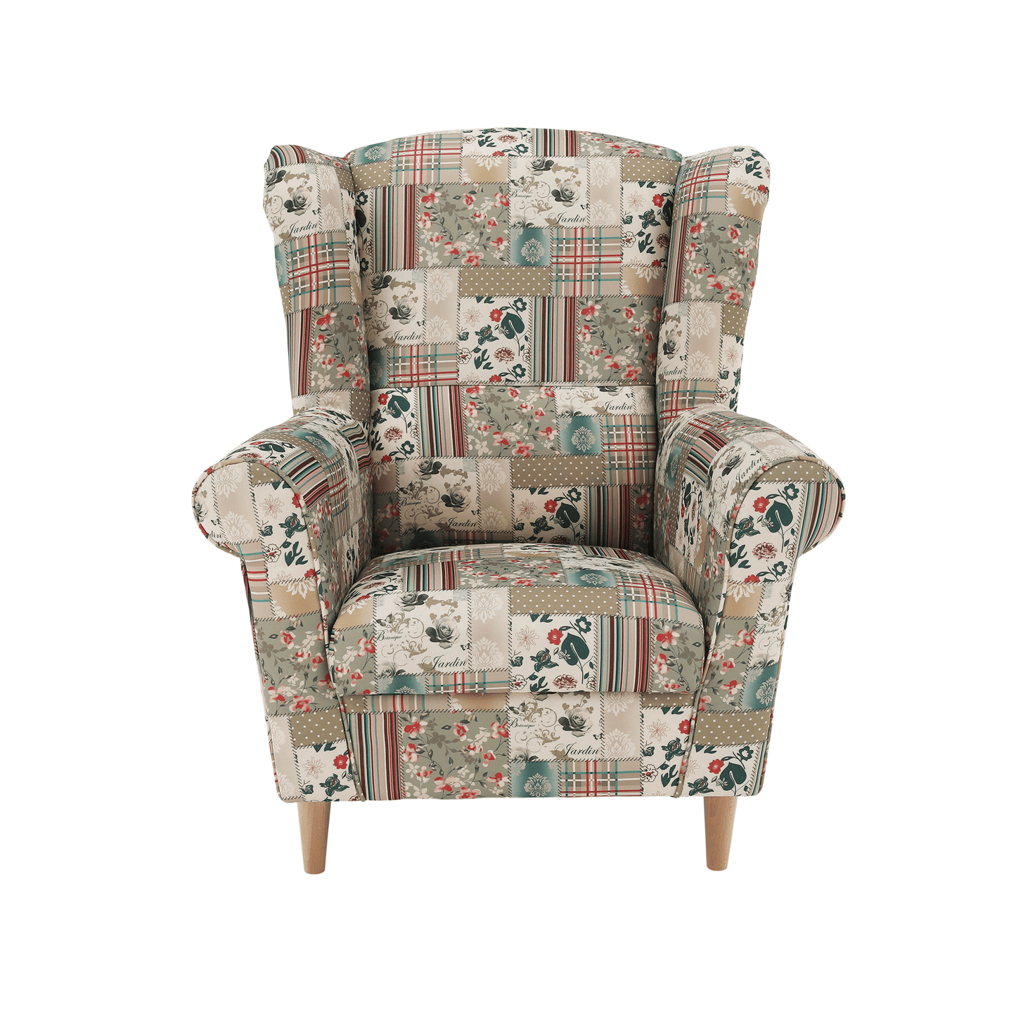 Fotoliu, material textil în stilul patchwork viorica 1, CHARLOT