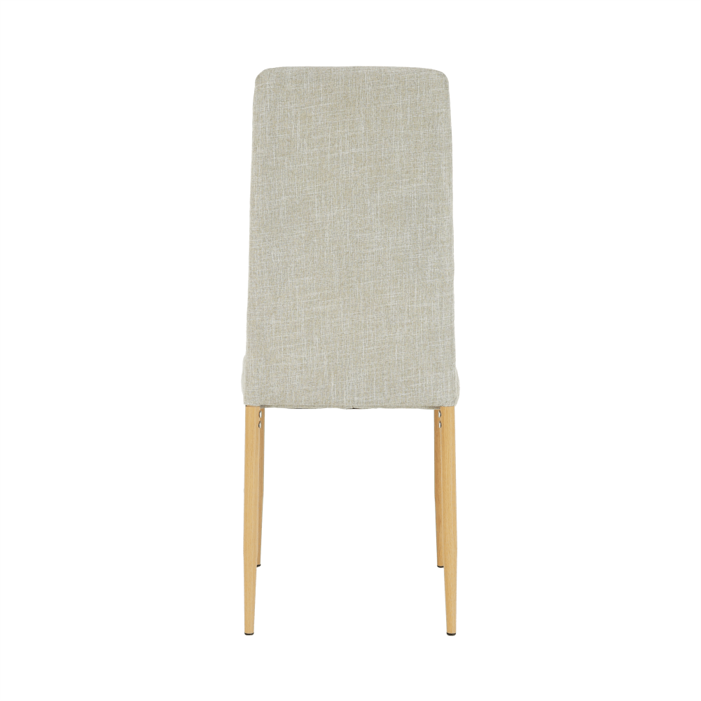 Scaun, material textil bej/cadru metalic fag, COLETA NOVA