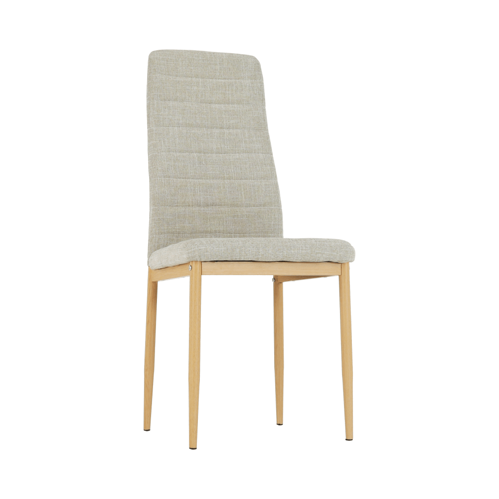 Scaun, material textil bej/cadru metalic fag, COLETA NOVA