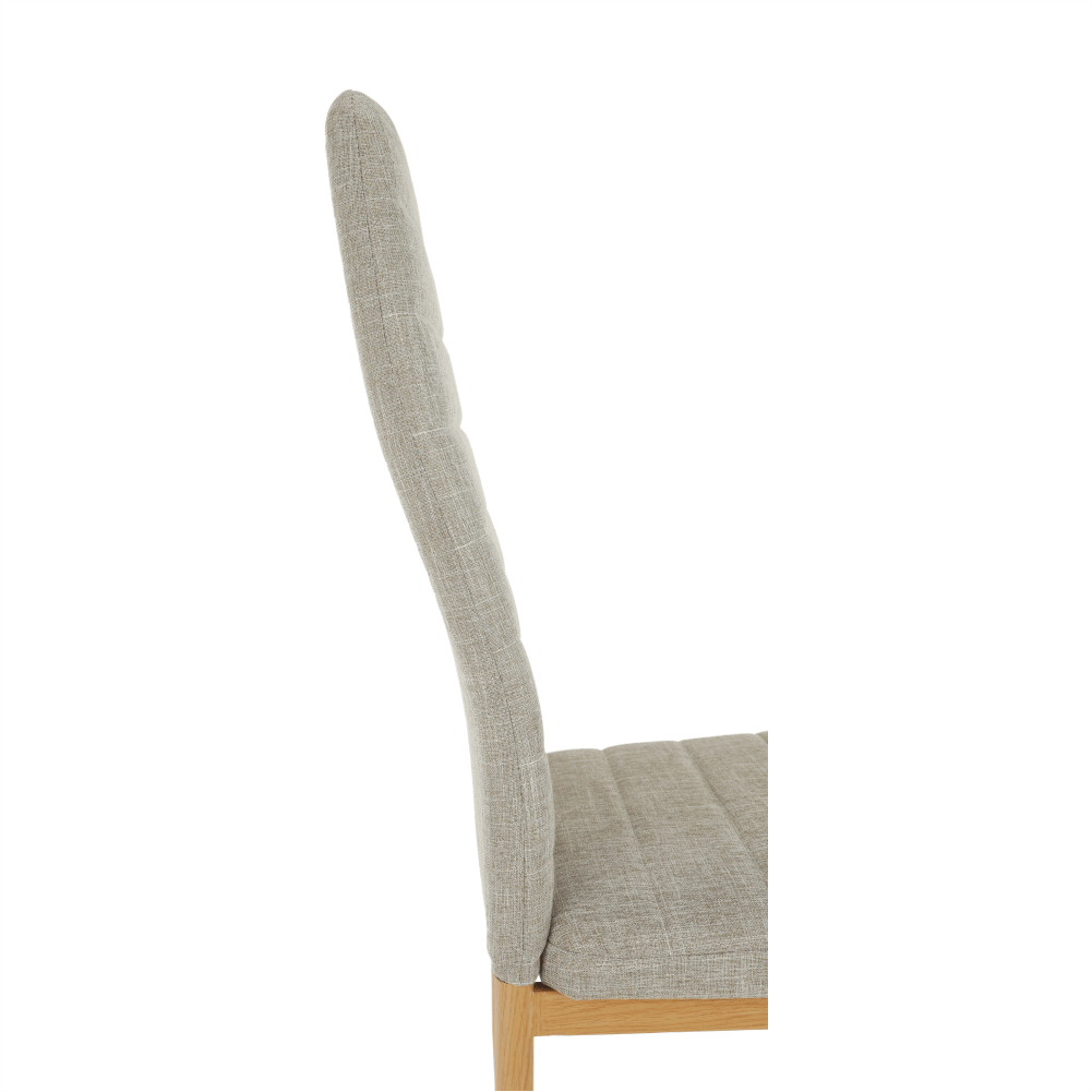 Scaun, material textil bej/cadru metalic fag, COLETA NOVA