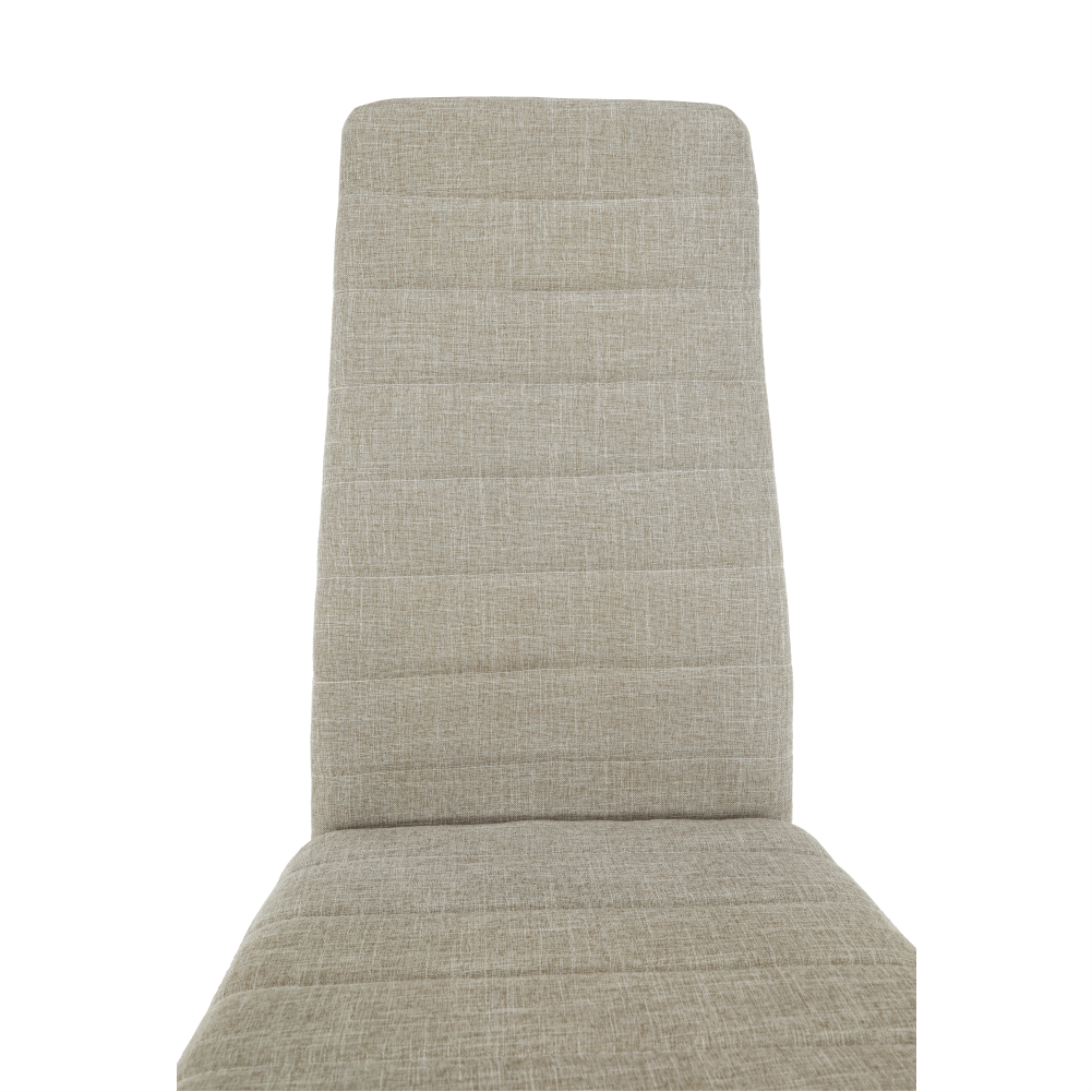 Scaun, material textil bej/cadru metalic fag, COLETA NOVA