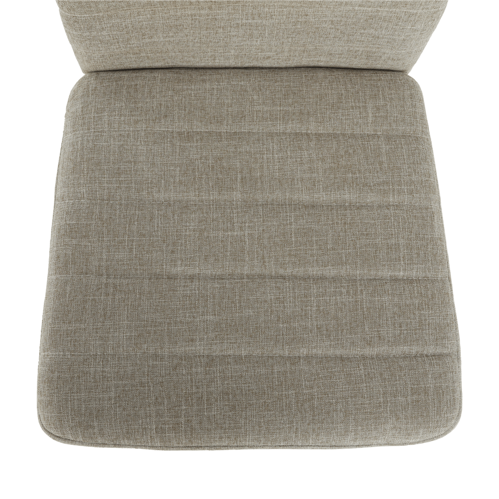 Scaun, material textil bej/cadru metalic fag, COLETA NOVA